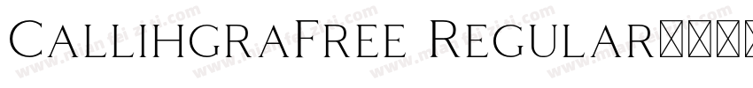 CallihgraFree Regular字体转换